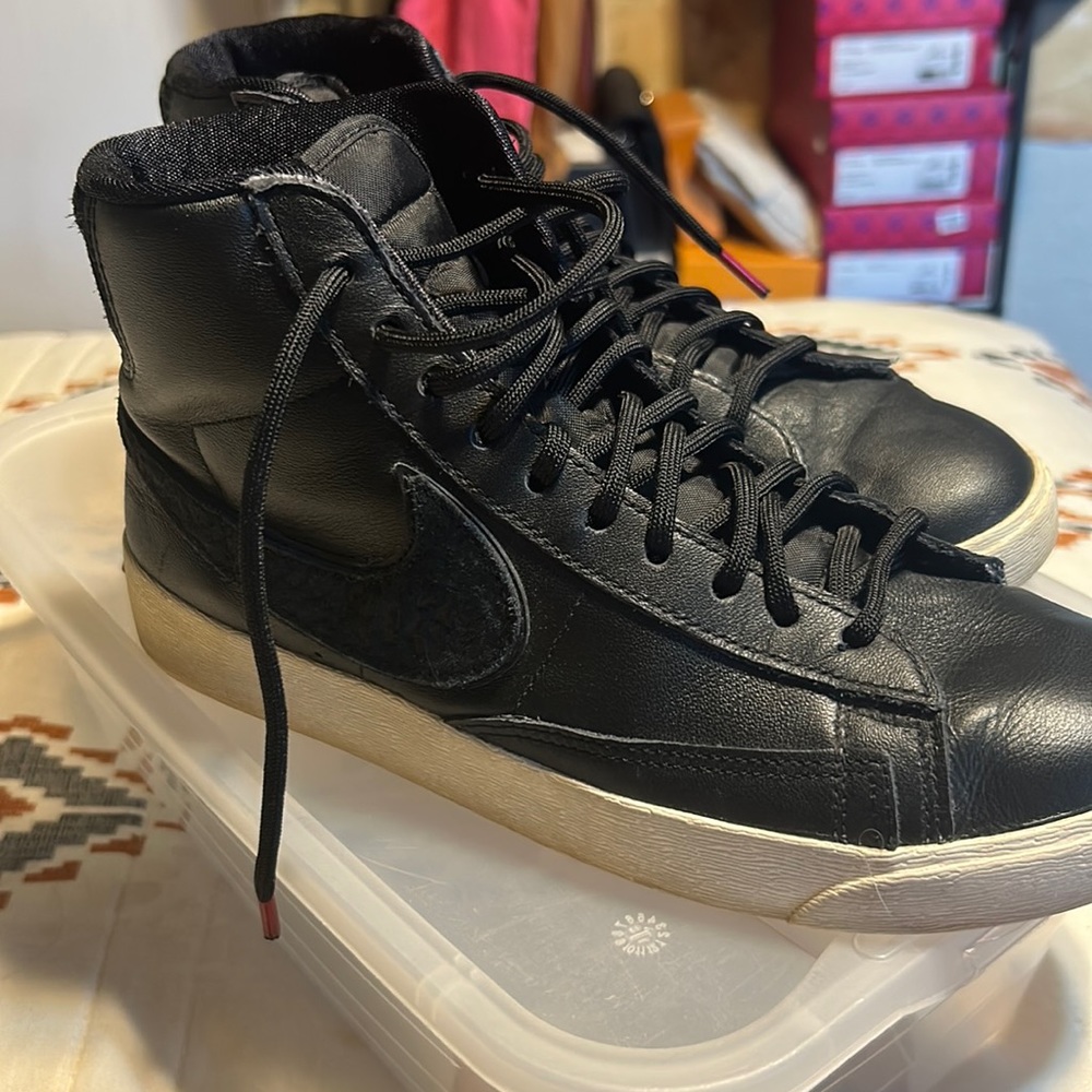 Nike Blazer Mid Rebel Black Cheetah Print